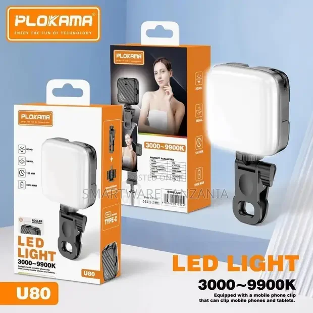 Plokama U80 LED Video Light 3000 - Buy in Dar es Salaam, Tanzania | Smartware