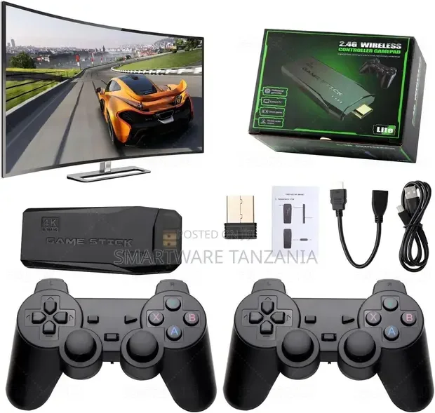 Plug And Play Video Game Stick Dual 2.4G Wireless Controller - Buy in Dar es Salaam, Tanzania | Smartware