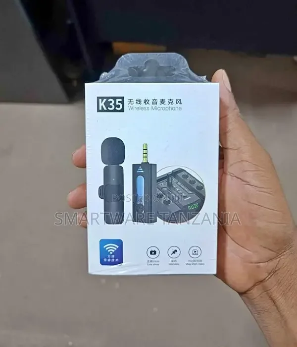 Plug Play Rechargeable Microphone With Receiver Mic - Buy in Dar es Salaam, Tanzania | Smartware