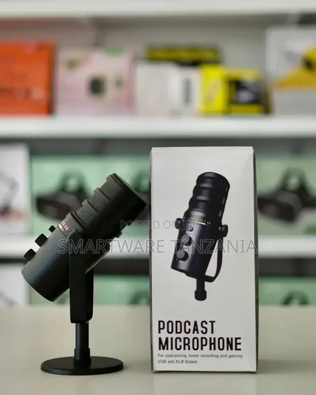 Podcast Microphone USB XLR Professional Desktop for Recording - Buy in Dar es Salaam, Tanzania | Smartware