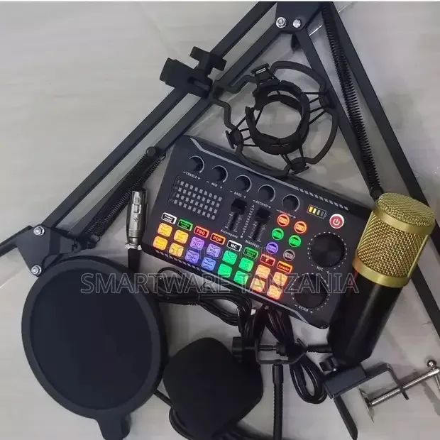 Podcast Streaming Audio Interface Kit Mic Sound Card Mixer - Buy in Dar es Salaam, Tanzania | Smartware