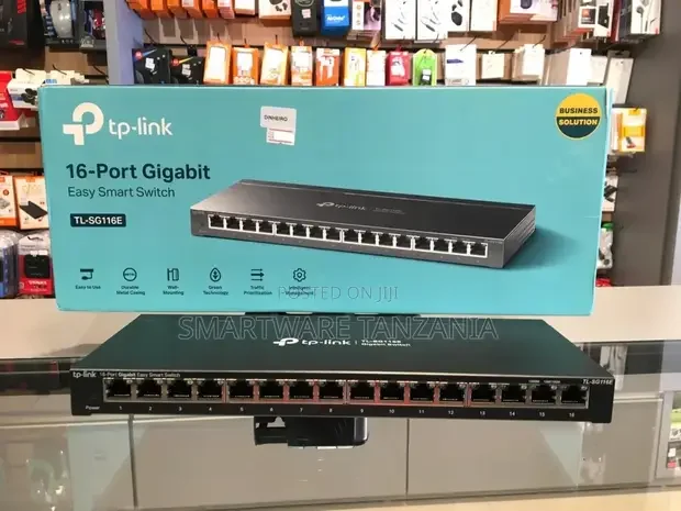 Poe+ 16-Port Gigabit Desktop Switch for Home or Office