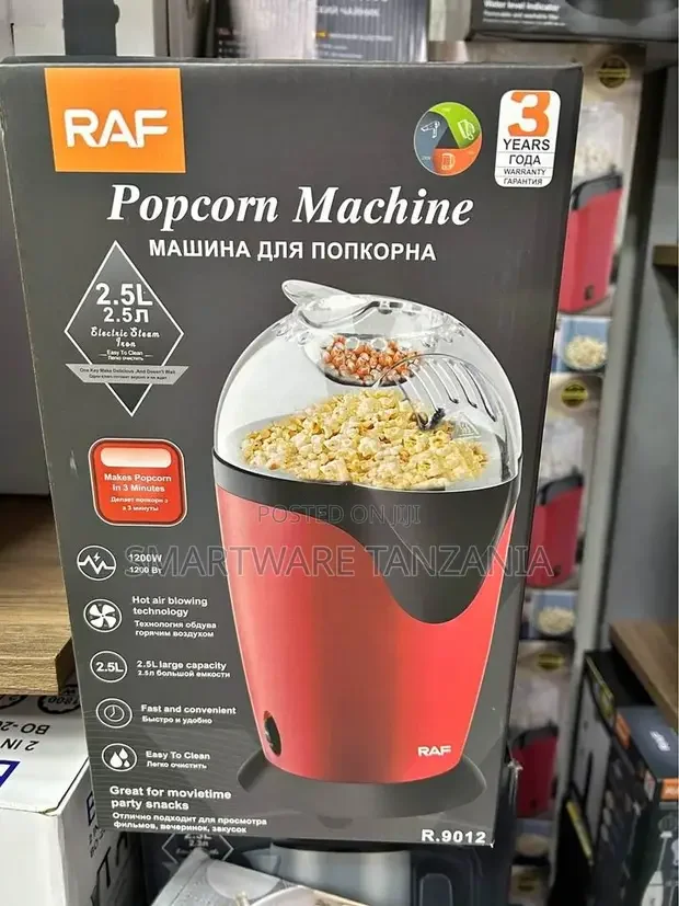 Oil-Free Popcorn Maker - Healthy Snack for Home - Buy in Dar es Salaam, Tanzania | Smartware