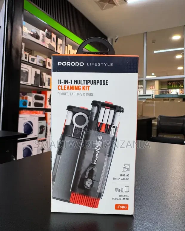 Porodo 11 In 1 Multipurpose Cleaning Kit - Buy in Dar es Salaam, Tanzania | Smartware