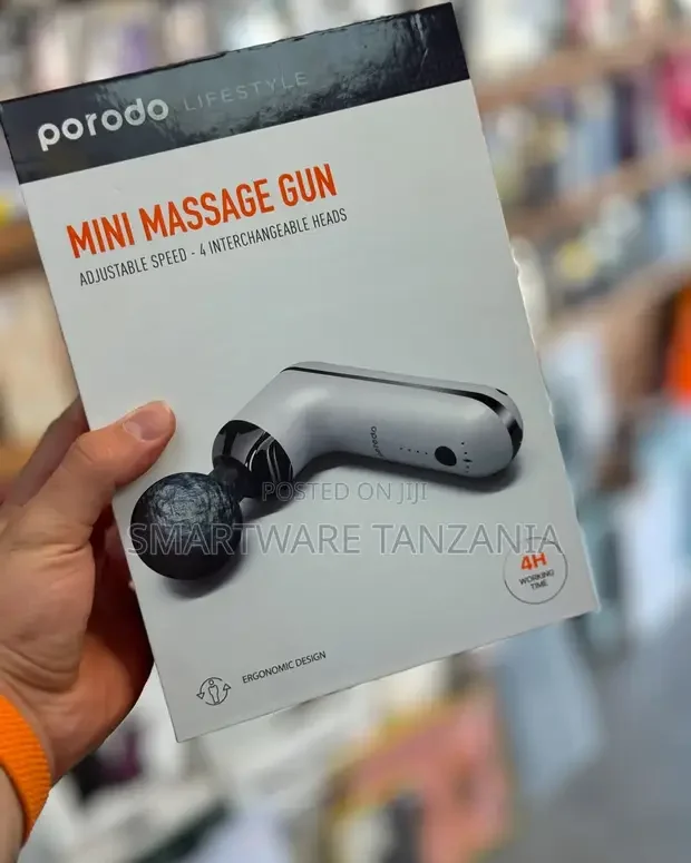 Porodo 12v Speed Mini Massage Gun With Usb-c Port 2000mah
