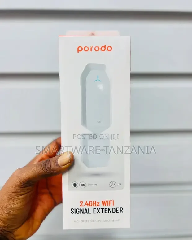 Porodo 2.4GHz WiFi Signal Extender 300Mbps - Buy in Dar es Salaam, Tanzania | Smartware