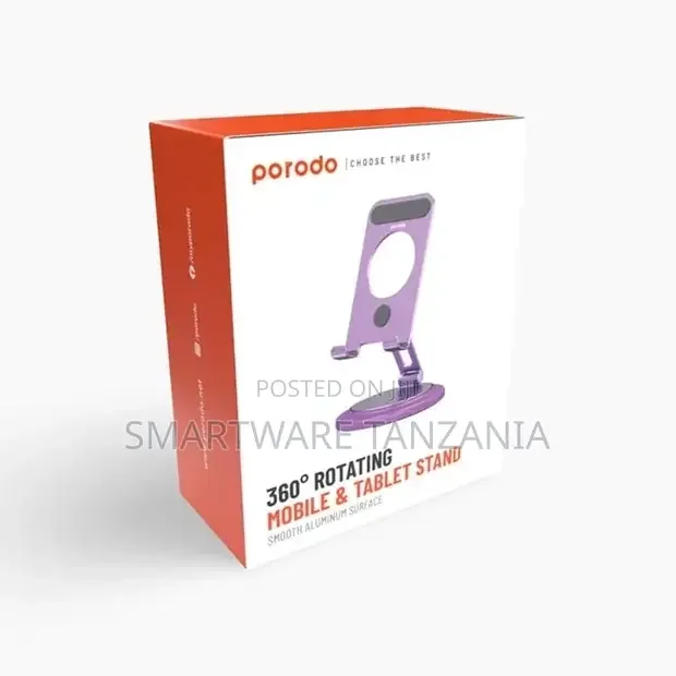 Porodo 360% Rotatable And Angle Adjustable Phone Stand - Buy in Dar es Salaam, Tanzania | Smartware