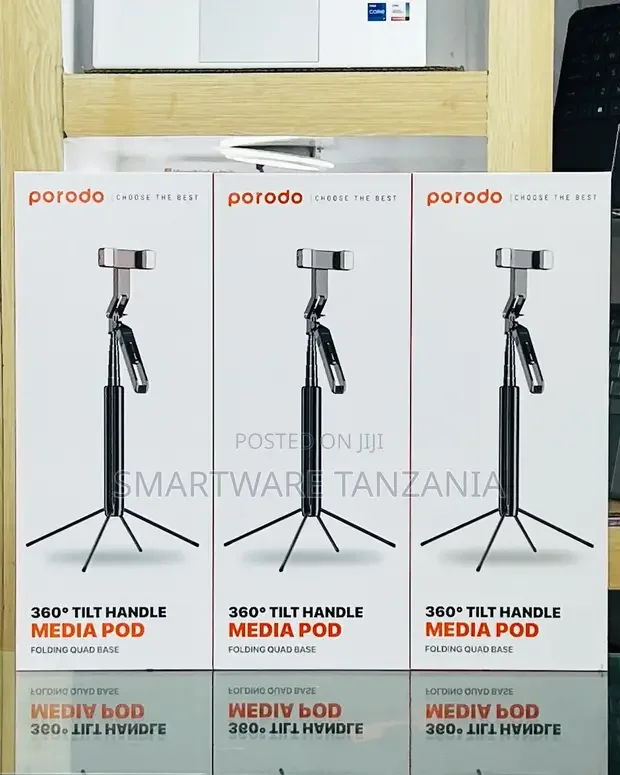 Porodo 360 Tilt Handle Media Pod - Buy in Dar es Salaam, Tanzania | Smartware