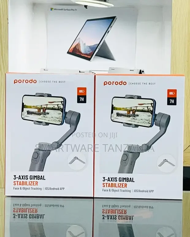 Porodo 3-Axis Gimbal Stabilizer with 7h Battery - Buy in Dar es Salaam, Tanzania | Smartware