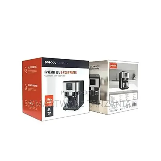 Porodo 3in1 Ice Maker With Crusher and Cold Water Dispenser