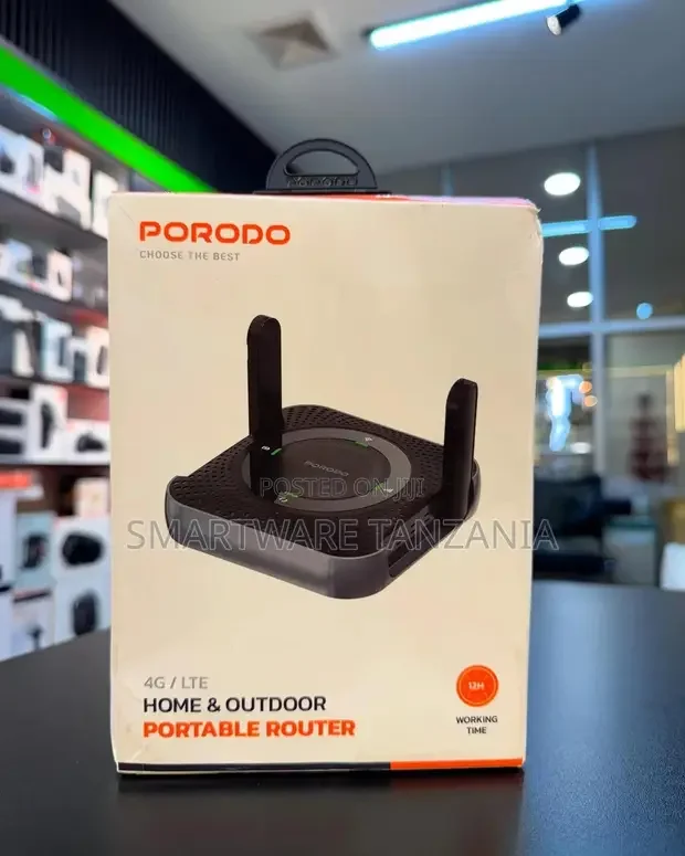 Porodo 4G LTE Portable Router - Buy in Dar es Salaam, Tanzania | Smartware