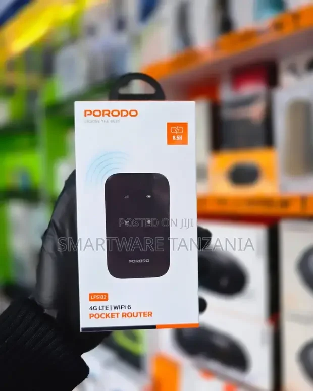 Porodo 4G Wireless Pocket Router With Secure Encryption - Buy in Dar es Salaam, Tanzania | Smartware
