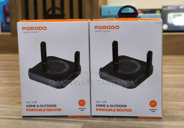 Porodo 4G/LTE Portable Router for Home & Outdoor Use - Buy in Dar es Salaam, Tanzania | Smartware