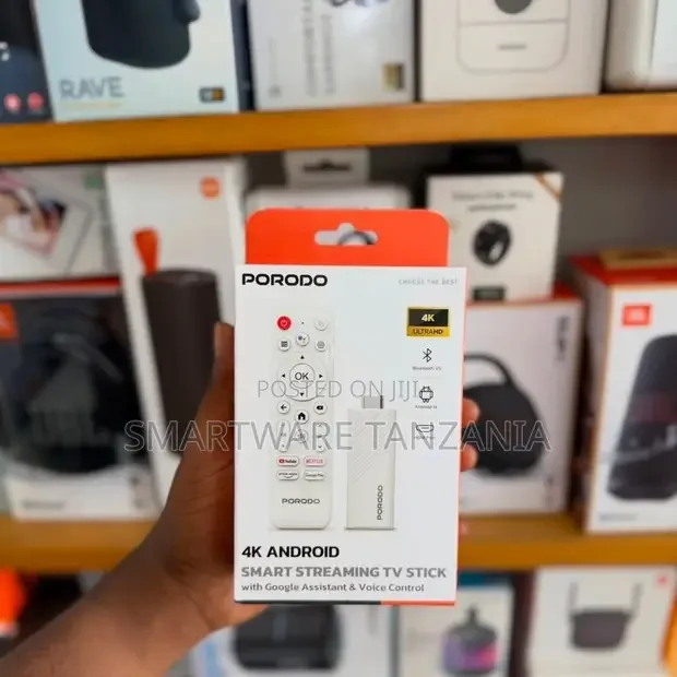 Porodo Android TV Stick Smart Streaming Device - Buy in Dar es Salaam, Tanzania | Smartware