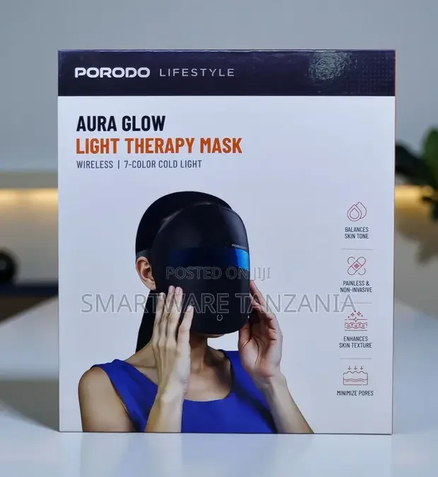 Porodo Aura Glow Light Therapy Mask - Buy in Dar es Salaam, Tanzania | Smartware