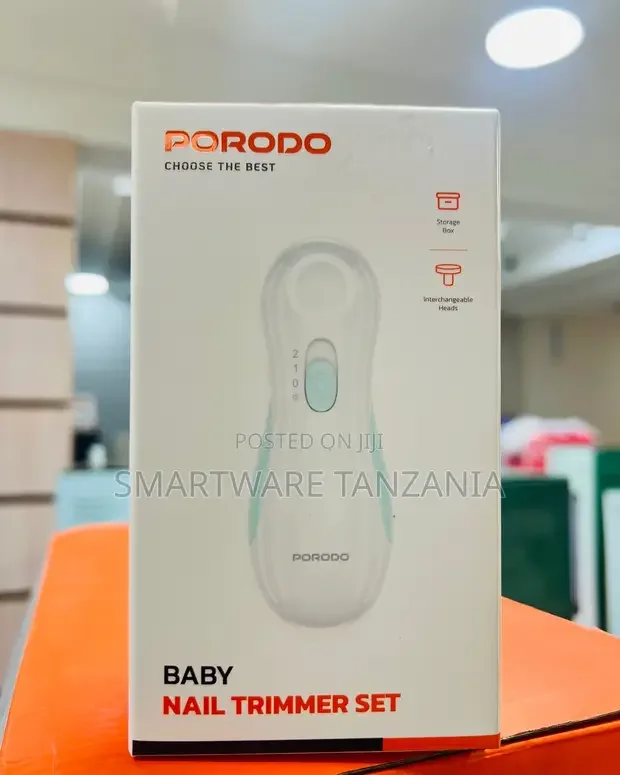 Porodo Baby Nail Trimmer Set - Safe Electric Manicure Kit - Buy in Dar es Salaam, Tanzania | Smartware