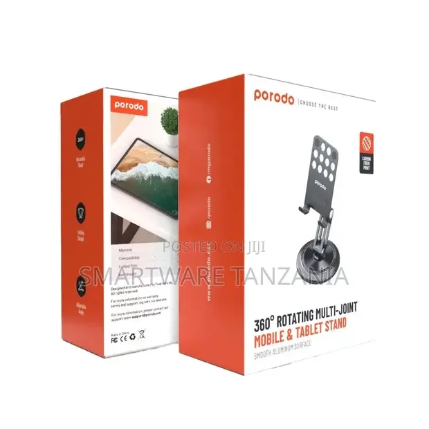 Porodo Carbon Fiber 360% Rotate Phone Stand - Buy in Dar es Salaam, Tanzania | Smartware