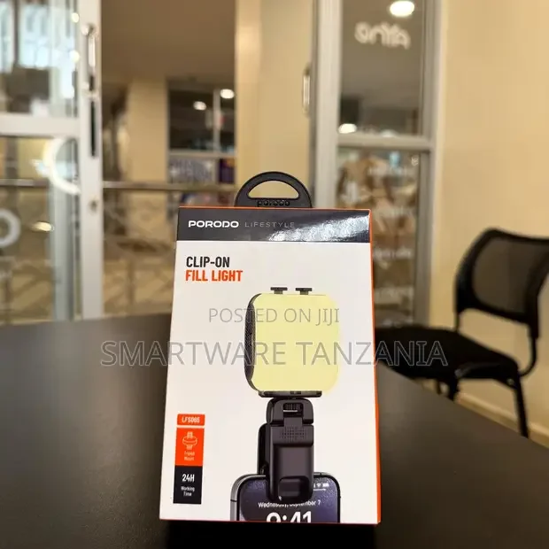 Porodo Clip-on Fill Light LED Camera Tripod Mount - Buy in Dar es Salaam, Tanzania | Smartware