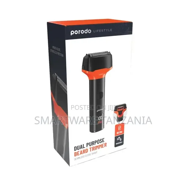 Porodo Dual Purpose Beard Trimmer Seamless Close Shave