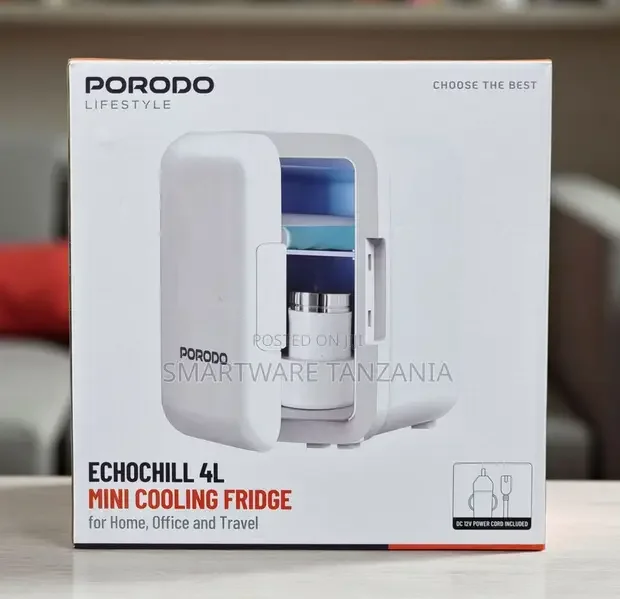 Porodo Echochill 4L Mini Cooling Fridge - Buy in Dar es Salaam, Tanzania | Smartware