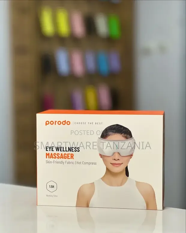 Porodo Eye Massager With Heat Bluetooth Music - Buy in Dar es Salaam, Tanzania | Smartware
