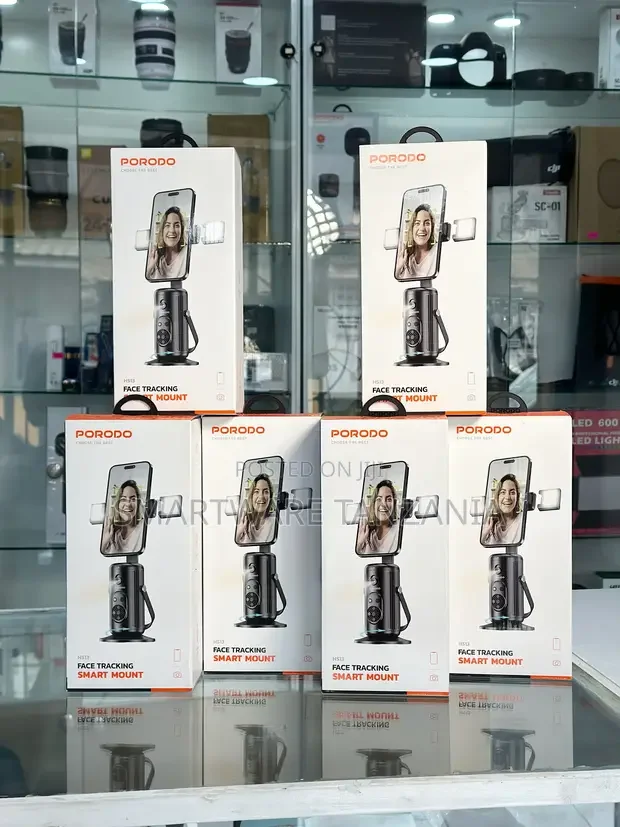 Porodo Face Tracking Smart Mount H513 Auto Follow Gimbal Stabilizer - Buy in Dar es Salaam, Tanzania | Smartware