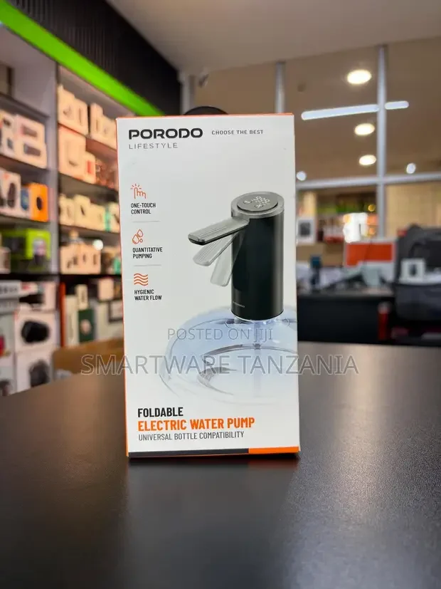 Porodo Foldable Electric Water Pump - Buy in Dar es Salaam, Tanzania | Smartware