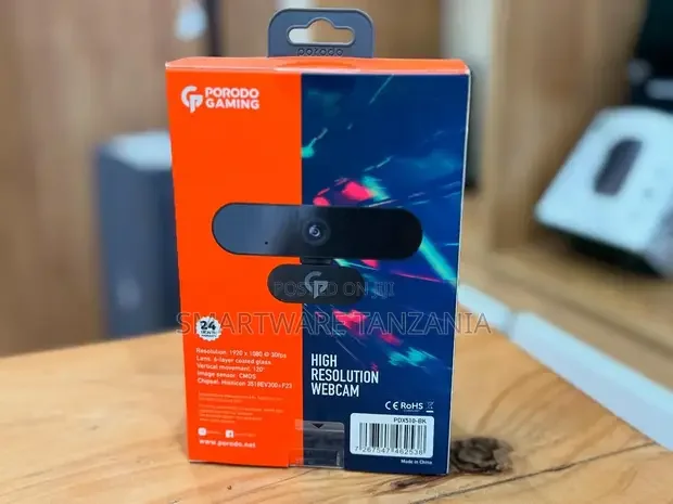 Porodo Gaming High Definition Webcam 1080p Full HD - Buy in Dar es Salaam, Tanzania | Smartware
