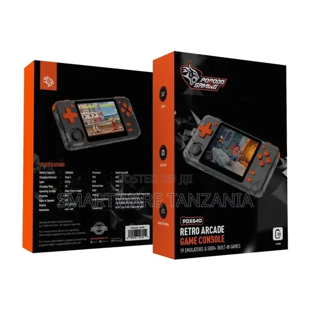 Porodo Gaming Retro Arcade Gaming Console - Buy in Dar es Salaam, Tanzania | Smartware