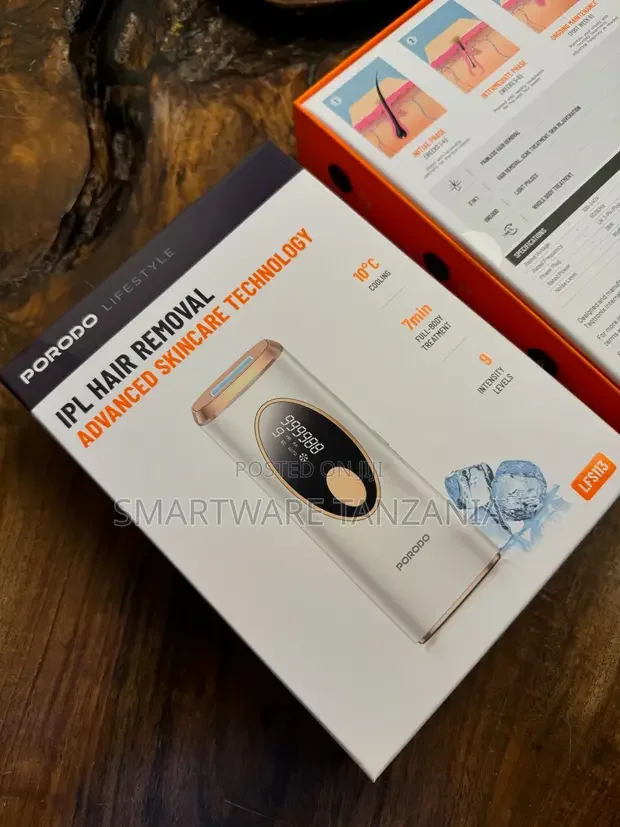 Porodo IPL Hair Removal Device With Cooling Skincare Tech - Buy in Dar es Salaam, Tanzania | Smartware