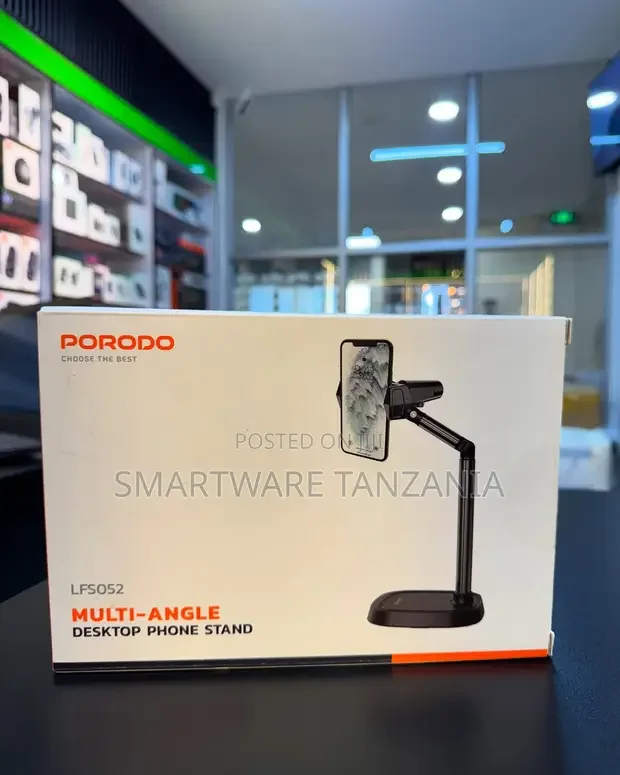 Porodo Lfs052 Multi-Angle Desktop Phone Stand - Buy in Dar es Salaam, Tanzania | Smartware