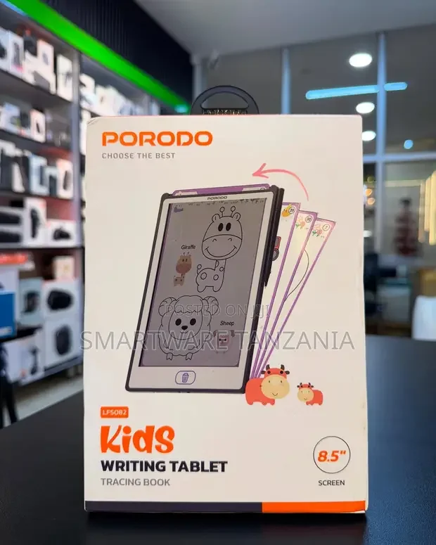 Porodo Lfs082 Kids Writing Tablet 8.5 Inch - Buy in Dar es Salaam, Tanzania | Smartware