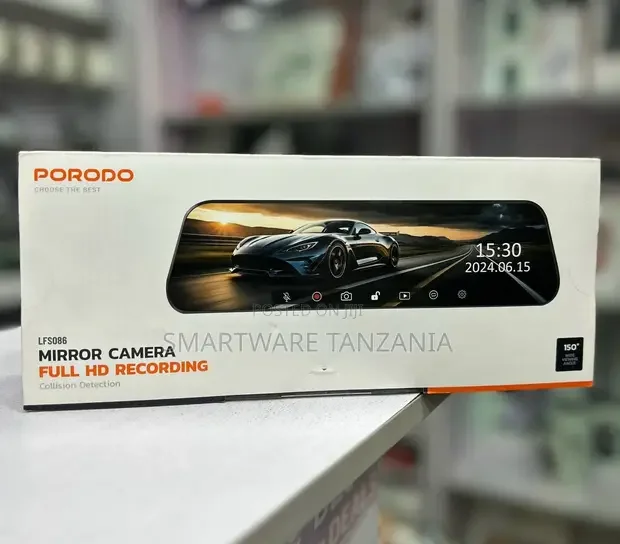 Porodo LFS086 Mirror Camera Full HD - Buy in Dar es Salaam, Tanzania | Smartware