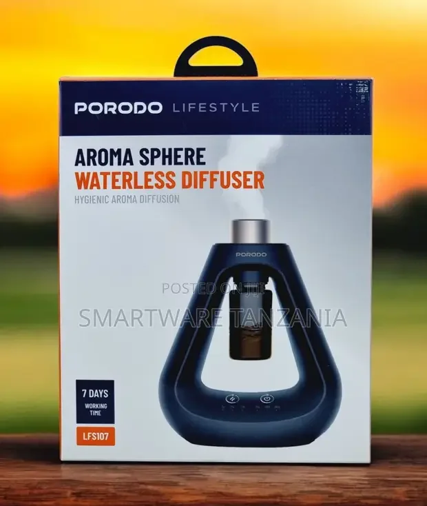Porodo Lifestyle Aroma Waterless Diffuser, 10-50 M2 Coverage