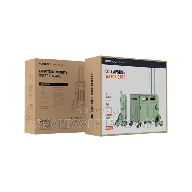 Porodo Lifestyle Collapsible Wagon Cart - Buy in Dar es Salaam, Tanzania | Smartware