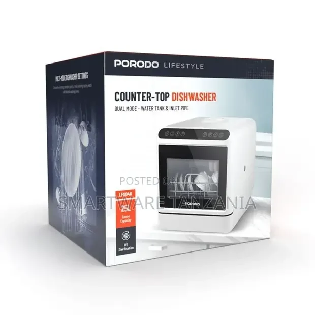 Porodo Lifestyle Counter-Top Dishwasher - Buy in Dar es Salaam, Tanzania | Smartware