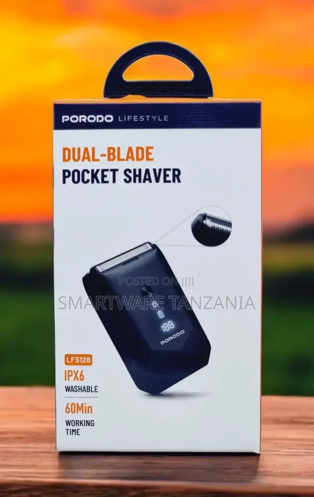 Porodo Lifestyle Dual-blade Shaver With Travel Lock - Buy in Dar es Salaam, Tanzania | Smartware