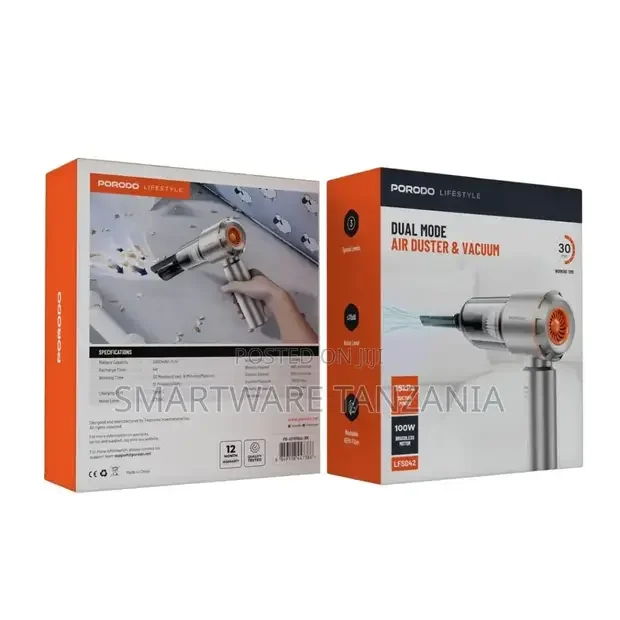 Porodo Lifestyle Dual Mode Air Duster Vacuum - Buy in Dar es Salaam, Tanzania | Smartware