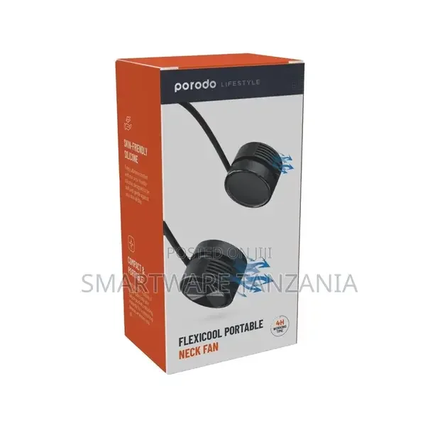 Porodo Lifestyle Flexicool Portable Neck Fan - Buy in Dar es Salaam, Tanzania | Smartware