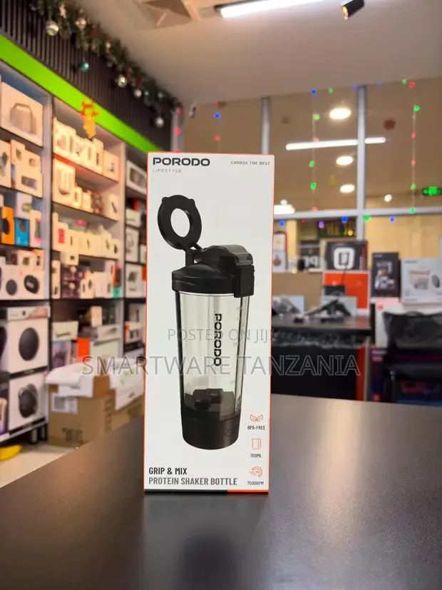 Porodo Lifestyle Grip and Mix Protein Shaker Bottle 700ml - Buy in Dar es Salaam, Tanzania | Smartware