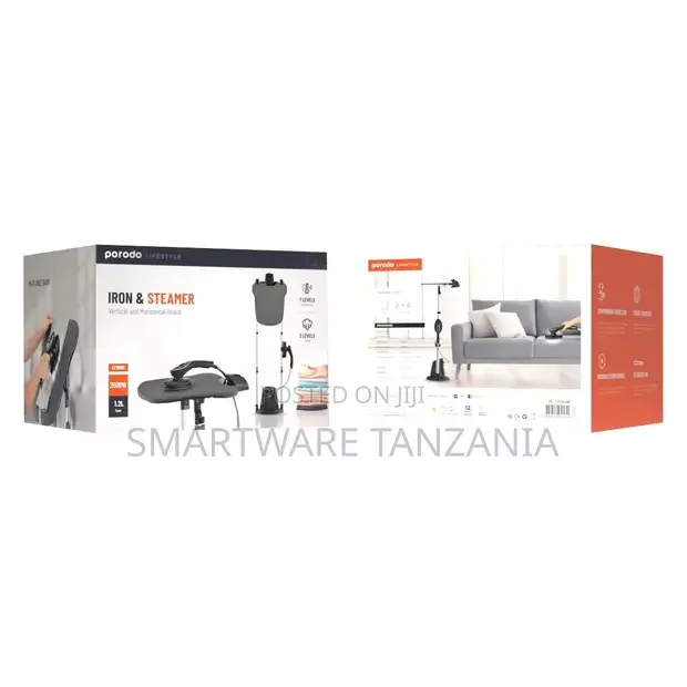 Porodo Lifestyle Iron Steamer - Black - Buy in Dar es Salaam, Tanzania | Smartware