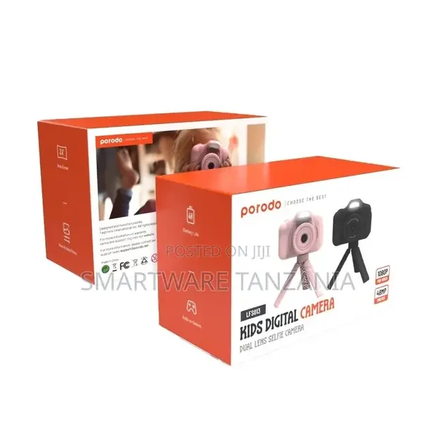 Porodo Lifestyle Kids Digital Camera Dual Lens Selfie