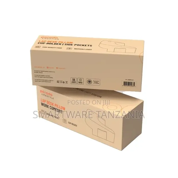 Porodo Lifestyle Lap Desk Pillow - Grey - Buy in Dar es Salaam, Tanzania | Smartware