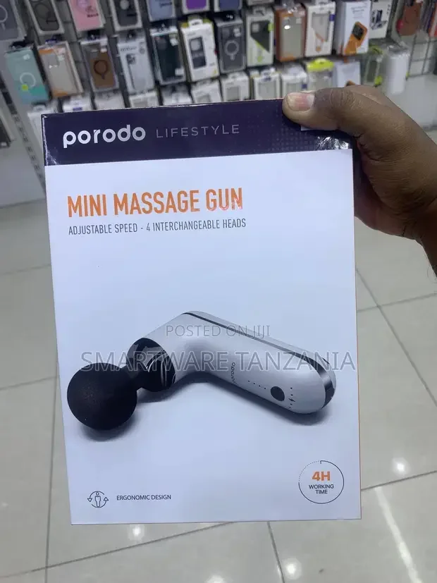 Porodo Lifestyle Mini Massage Gun 2000mah Battery, Cordless