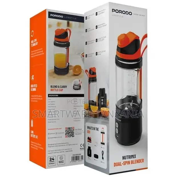Porodo Lifestyle Nutrimix Dual-spin Blender - Buy in Dar es Salaam, Tanzania | Smartware