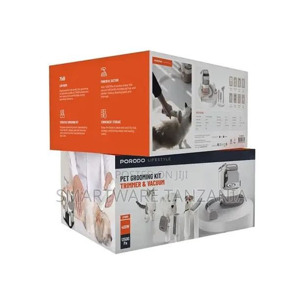 Porodo Lifestyle Pet Grooming Kit Trimmer Vacuum - Buy in Dar es Salaam, Tanzania | Smartware