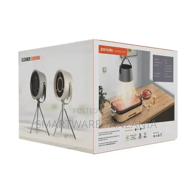 Porodo Lifestyle Portable Exhaust Fan - Buy in Dar es Salaam, Tanzania | Smartware