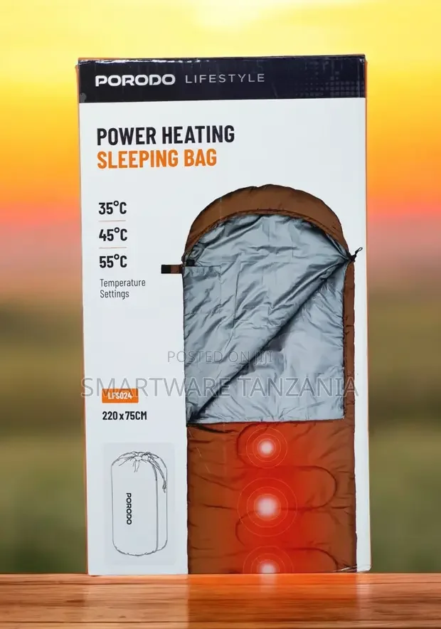 Porodo Lifestyle Power Heating Sleeping Bag - Buy in Dar es Salaam, Tanzania | Smartware