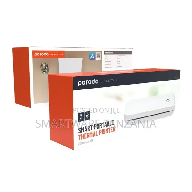 Porodo Lifestyle Smart Portable Thermal Printer - Buy in Dar es Salaam, Tanzania | Smartware