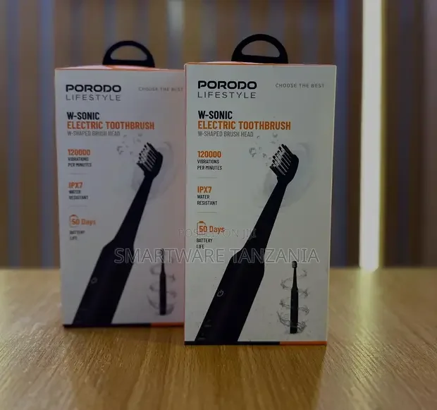 Porodo Lifestyle Smart Sonic Electric Toothbrush, Ipx7 Memory Function